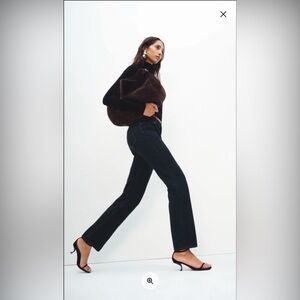 NWOT Reformation Greer Mid Rise Straight Long Jeans Blue - Size 29L